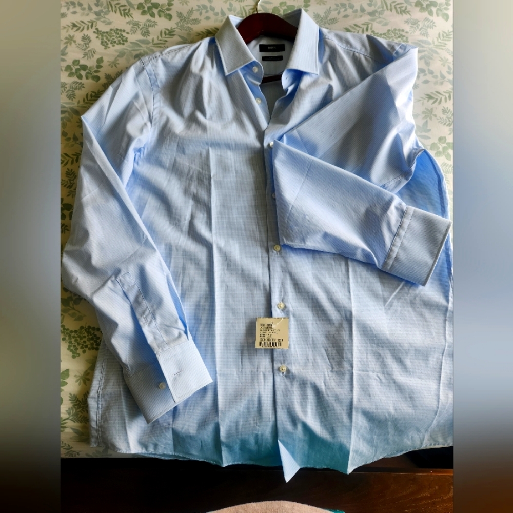 Hugo Boss Alim fit Egyptian cotton shirt